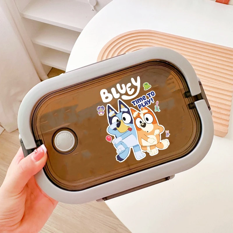 

Blueyi Double-layer Bento Lunch Box Anime Printed Bingo Food Lunchbox Creative Kids School Picnic Office Dinner Cases Gift Hot