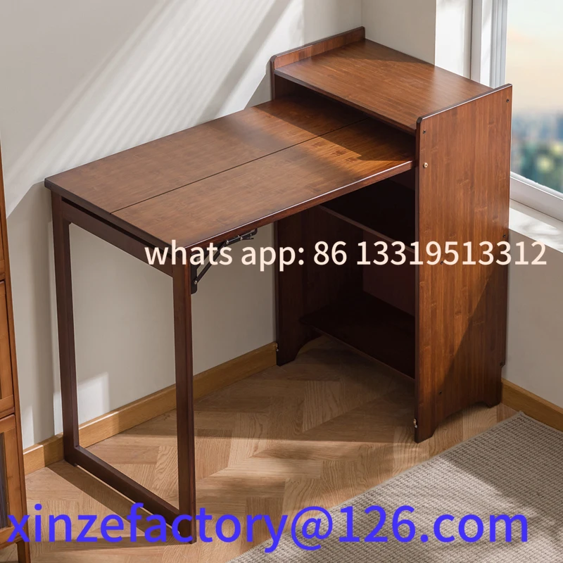 

Customizable Folding Desk Bookcase Integrated Home Small Unit Multi functional Computer Desk
