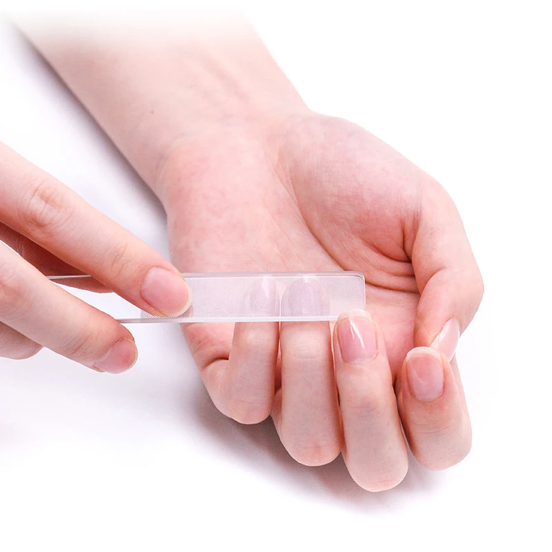 4 ألوان نانو مسمار ملف تقليم لفتاة مسمار مانيكير المهنية الرملي شفافة تلميع الزجاج أدوات الديكور ملف الأظافر