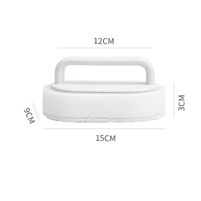 Handle Bath Tub Scrubber Soap Scum Remover For Shower Scrubbers Non Scratch Scrub Cleaning Sponge Bathroom Scouring Pads Durable