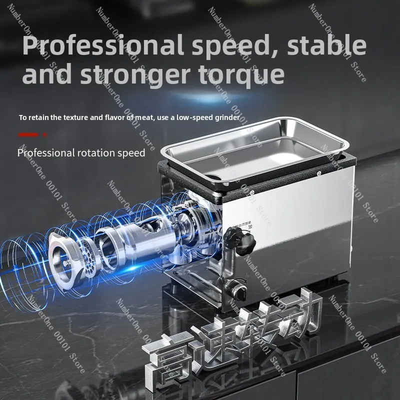 Commercial Multifunctional Meat Grinder | Electric Stainless Steel Automatic Meat Grinder