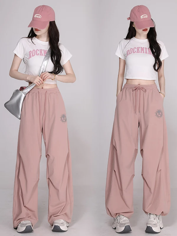 Loose Sportswear Jazz Dance Outfit Women's Group Performance Clothing Street Dance Practice Suit Korean Style Hot Girl