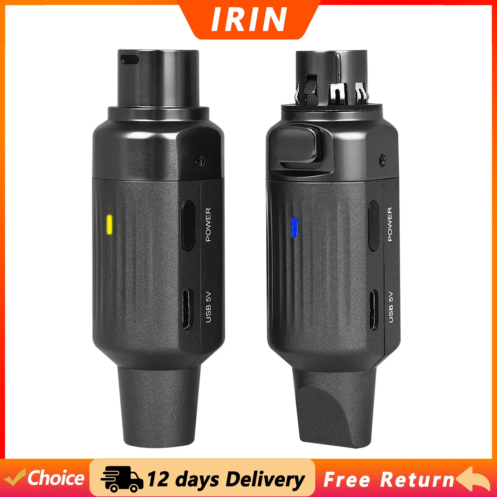 irin-arc2-7-channels-wireless-microphone-system-xlr-plug-mic-adapter-system-wireless-uhf-dynamic-transmitter-receiver