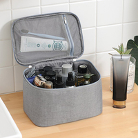 Waterproof Business Trip Toiletry Bag Double Layer Large Capacity Cosmetic Bag Oxford Cloth Storage Bag Portable Handbag