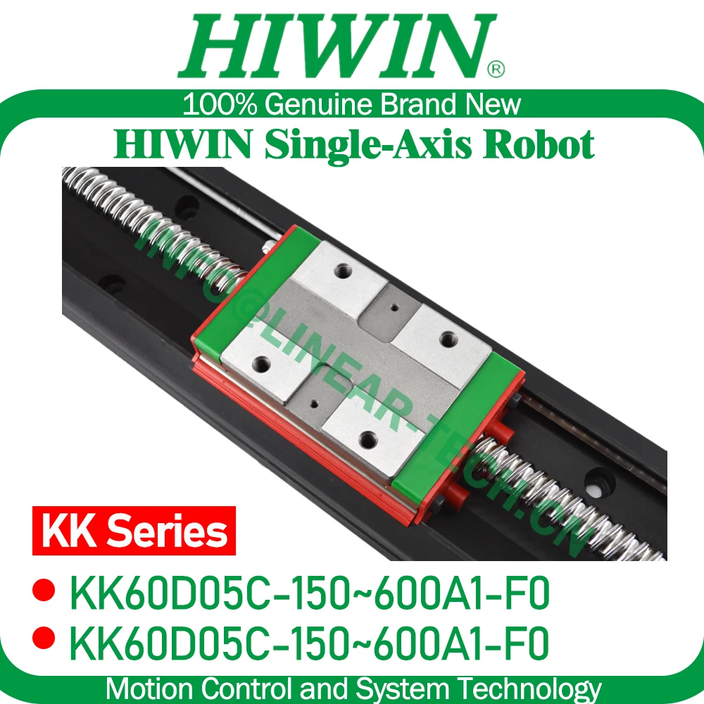 HIWIN KK60 Module Single-Axis Robot Industrial Original HIWIN KK60D05C KK60D10C Linear Slide Stages High Accuracy Stiffness Ball