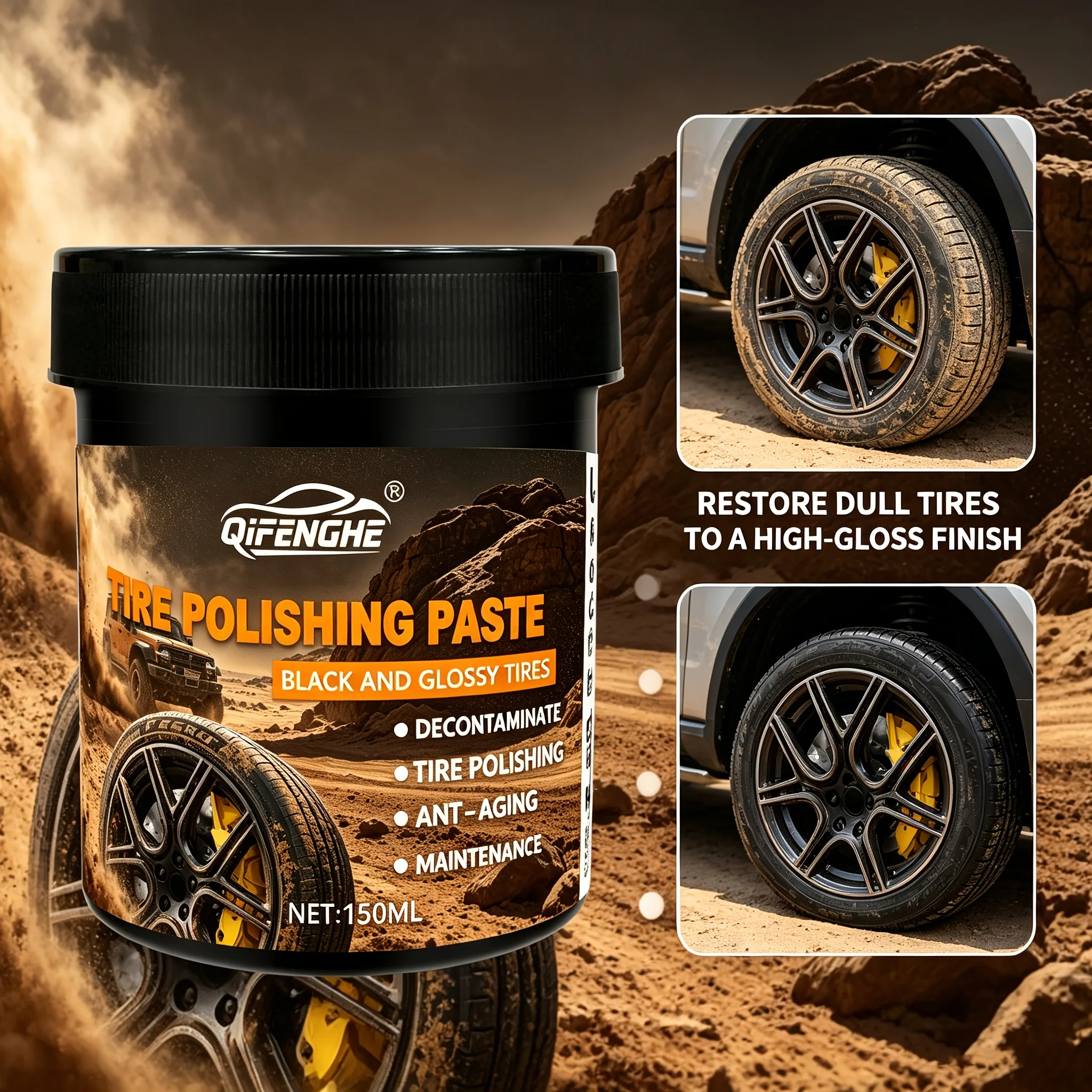 Tire Blackening And Restoring Agent, A High-gloss And Moisturizing Tire Care Product, Is Suitable For The Tires And Plastic Trim
