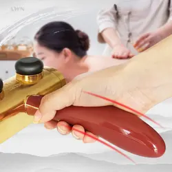 Body Moxa Massage Jar Health Care Neck Gua Sha Tool Heated Meridian Dredge Moxibustion Massage Tool Scraping Relief