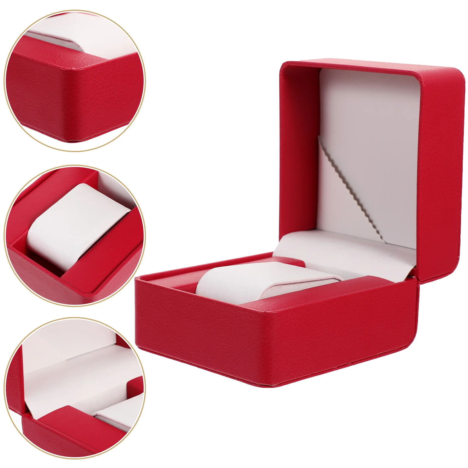 

Box Case Storage Organizer Portable Packing Small Strap Watch Packing Case Modern Watch Box Jewelry Container