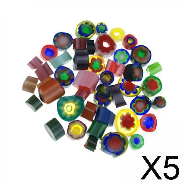 

Ассорти стеклянных бусин: разноцветный микс для изготовления украшений, оптовые бусины для браслетов, ожерелий, подвесок и подарков