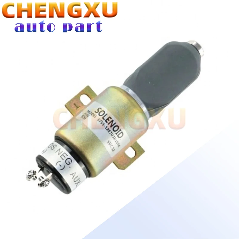 1751-12E7U1B1S5A High Quality 12V Fuel Shutoff Solenoid Valve for Cummins Engine