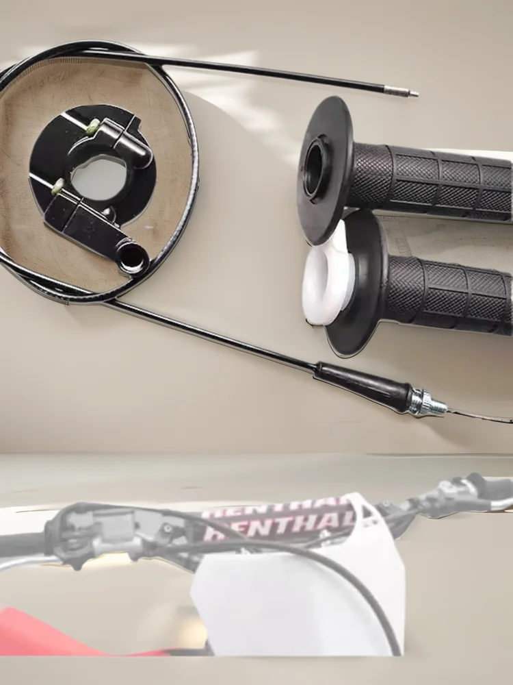 AliExpress NONE 7/8" 22mm Motorcycle Quick Twist Gas Throttle Settle Grips Handle Grips Turn Kit For 50CC-500CC Enduro MX Dirt Bike ATV