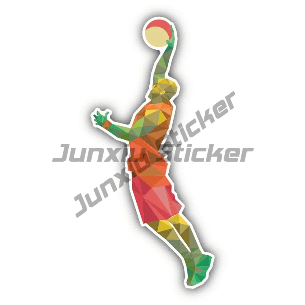 

Basketball Player Waterproof Sticker Car Bumper Laptop Speedboat Rear Windshield Waterproof Exterior Decals Forest Tent Camping