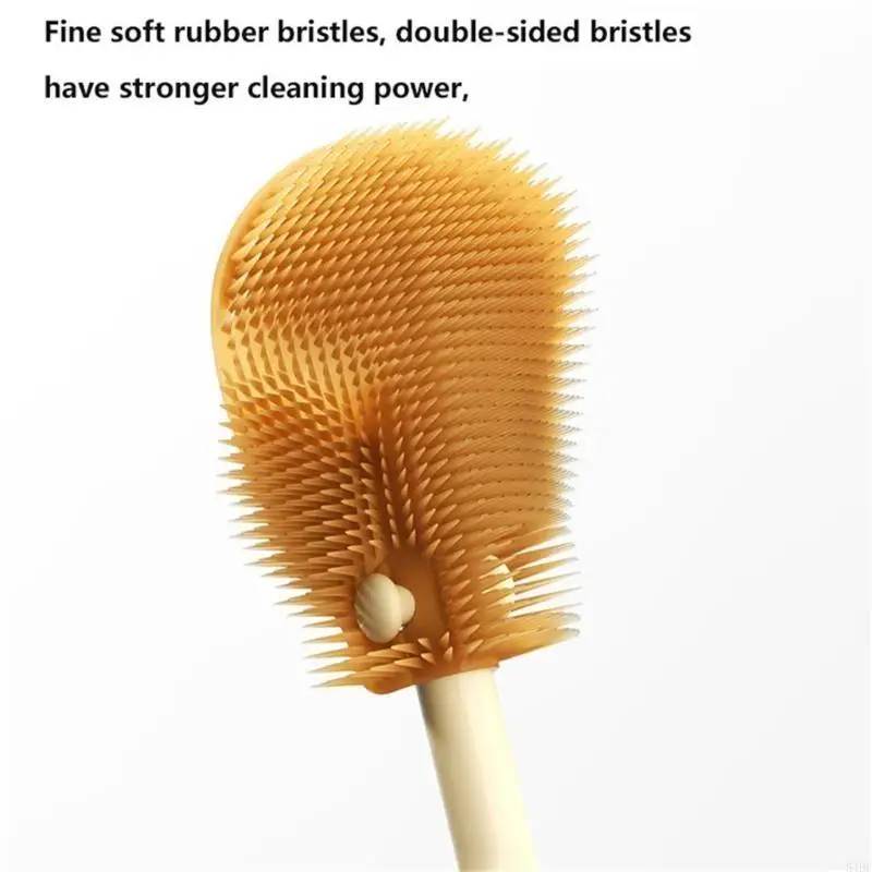 54DF Essential Baby Bottle Care Brush set Completes Bottle Washing set for Baby Includes Nipple Brush & Drying Stands