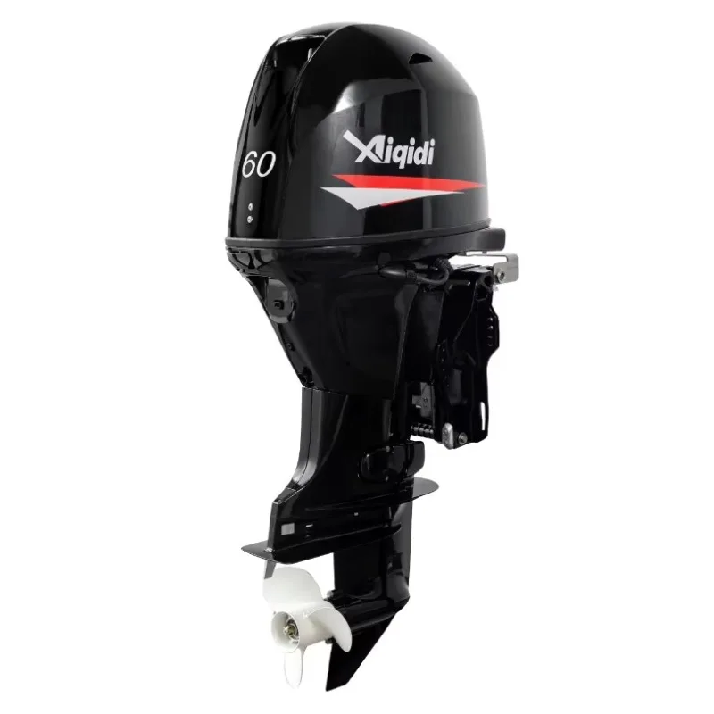 F60 AIQIDI Outboard Motor Black and Gray Color Remote Control Long Shaft