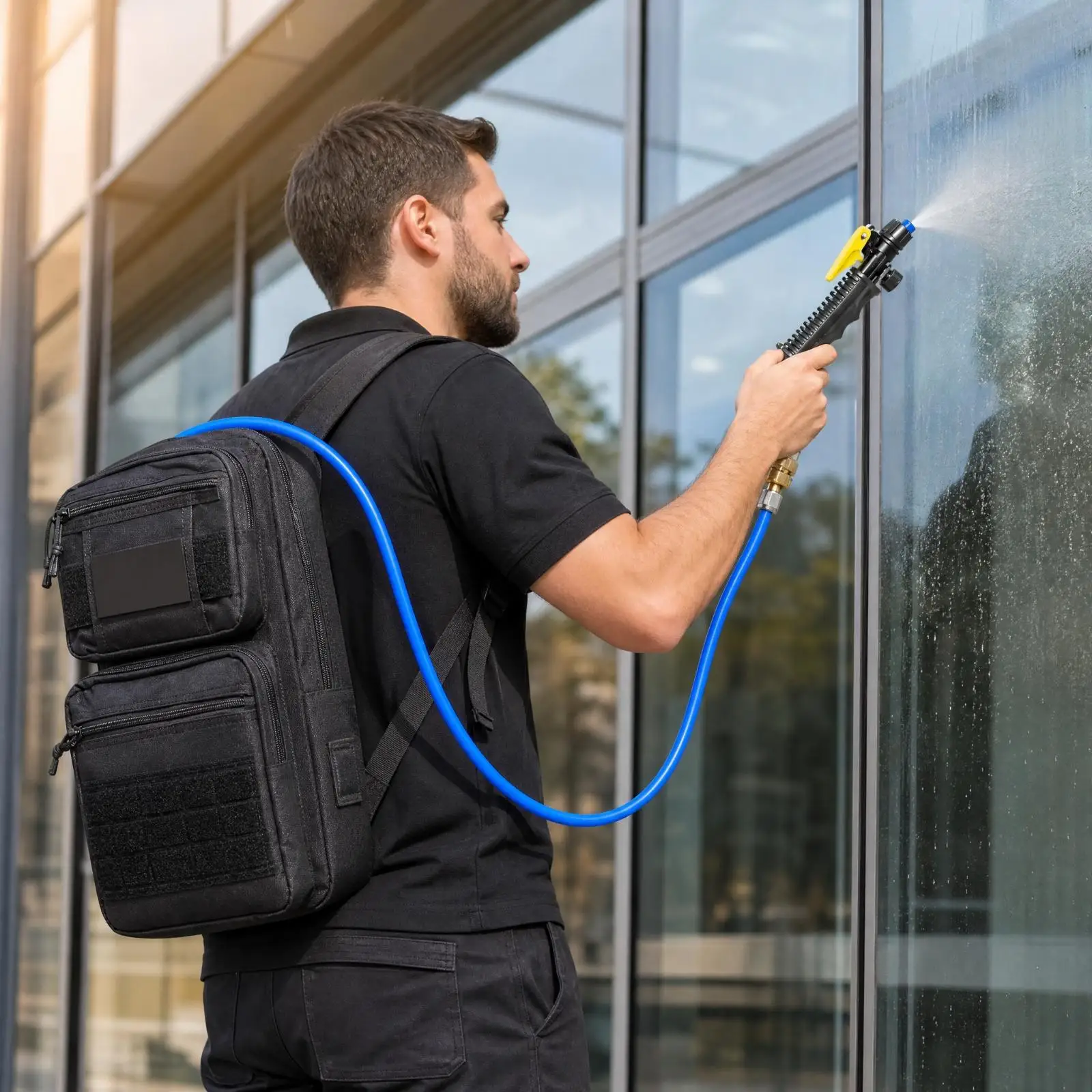 Electric Backpack Sprayer Portable Film Installation Sprayer Ultra-Fine Spray Even Coverage for Window Tinting Professionals