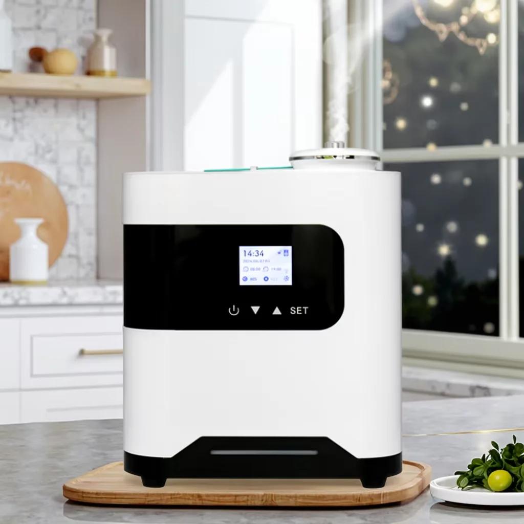 High Quality 1000ml HVAC Metal Essential Oil Diffuser Machine Custom Logo Electric Aroma for Hotel System