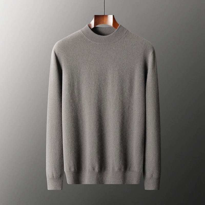 

Classic Men 100% Pure Cashmere Sweater Autumn Winter O-Neck Pullover Warm Shirt Casual Simple Soft Man Knit Top Jumper Clothes