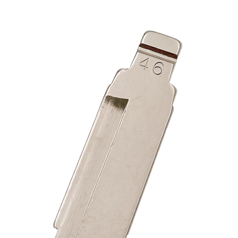 10Pcs/Lot Type #46 Metal Blank Uncut Flip KD Remote Key Blade NO.46 For China Domestic Trucks