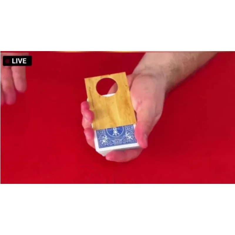 Ambihole 2.0 (Gimmick) By Mickael Chatelain Close Up Magic Tricks Poker Card Magic Props Illusions Professional Magician Funny view 3