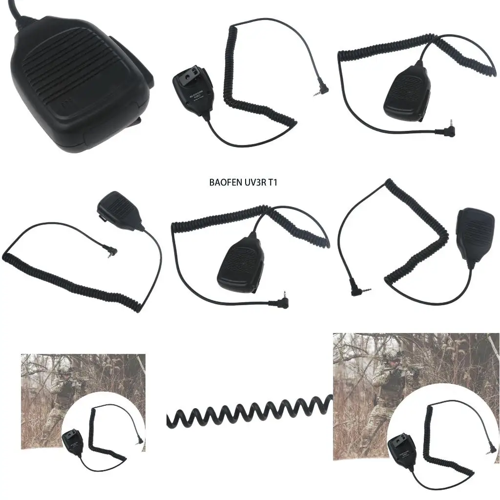  3.5MM Radio Accessories Portable Shoulder Speaker Accessories For Walkie-talkie BAOFEN UV3R T1