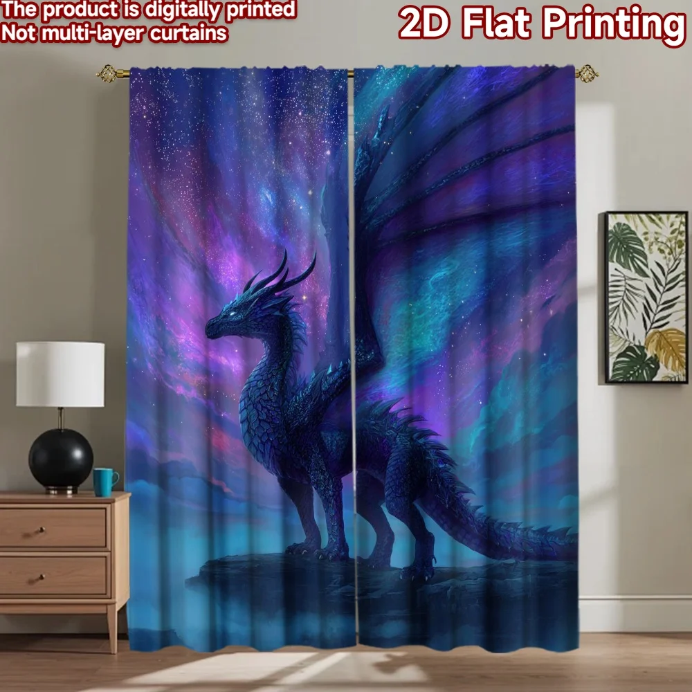 

1pc 2D flat Photography Backdrop Party Backdrop Celestial Dragon Skyscape 100% Polyester Vibrant Reunion Perfect for Suitable