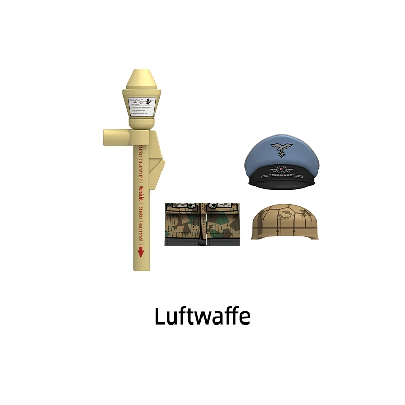 مجموعة مكعبات نموذج Luftwaffe MOC ألعاب هدايا N629-N632