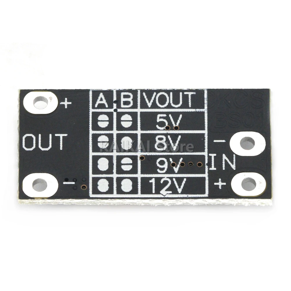 Scheda step down Modulo step-down mini DC-DC da 12 V a 5 V 2 A Supporta uscita 9 V/7,3 V/5 V/3,3 V