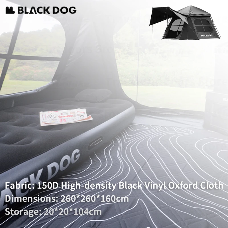 BLACKDOG Outdoor Camping Tent Octagonal Automatic Canopy Tent Awning Sunproof Sunscreen Rainproof Sun Shelter Beach Pinic Tent