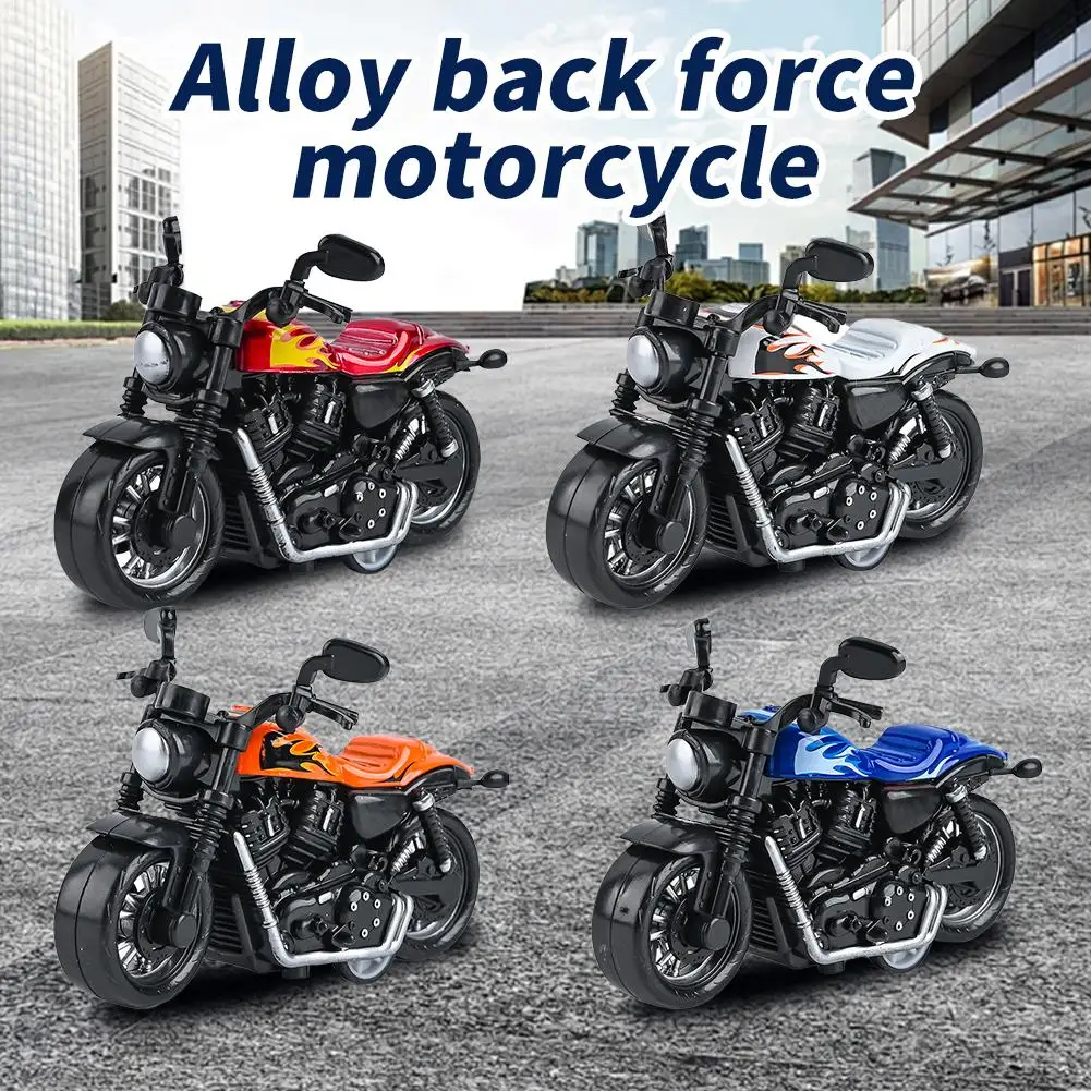 

1PC Alloy Motorcycle Model Simulation Collection Model Mini Motorcycle Motorcycle Peripheral Ornaments Children Boy Gift