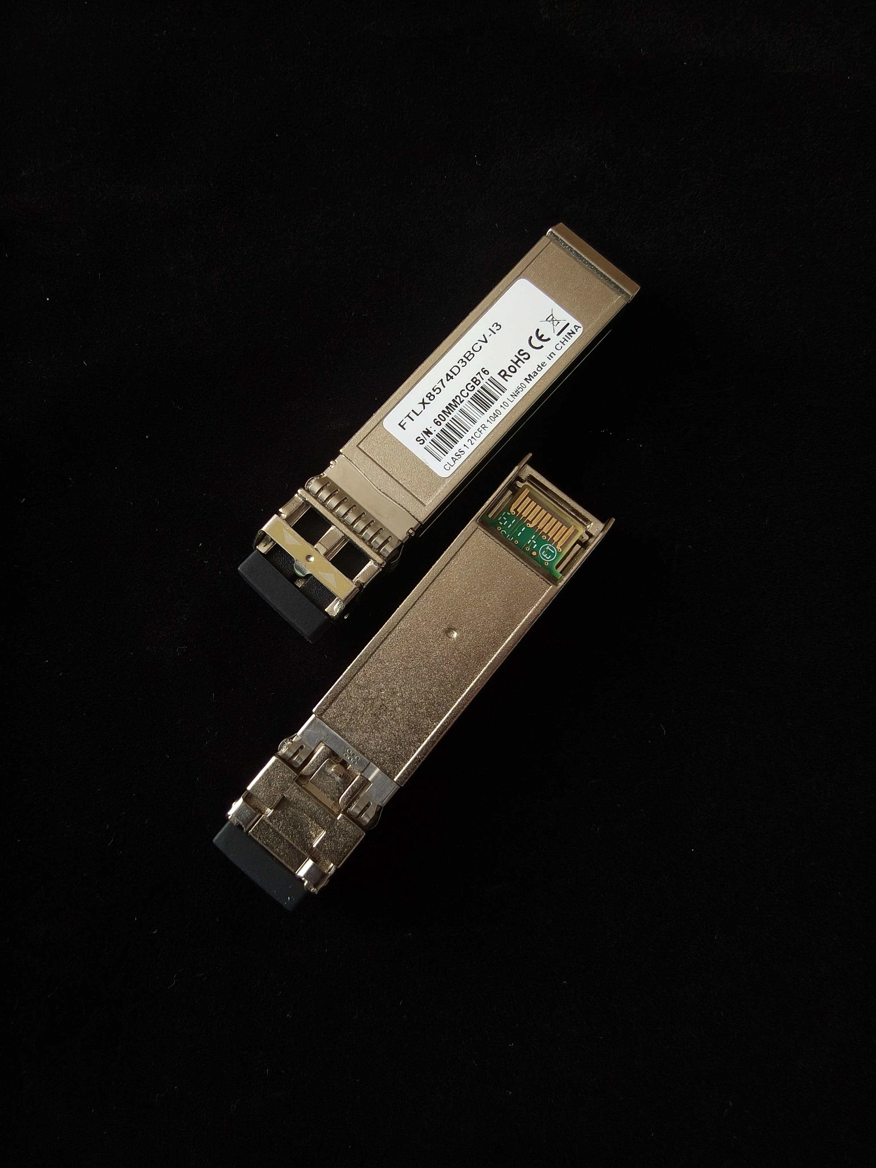 Original New 10G Transceiver FTLX8574D3BCV-I3 E10GSFPRG1P5 E65689-006 Optical Fiber SFP 10GB 850NM