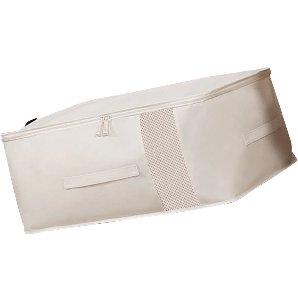 

Oxford Fabric Comforter Storage Bag Large Capacity Closet Clothes Case PE Coated Transparent Window Zippered Bedding Shoe