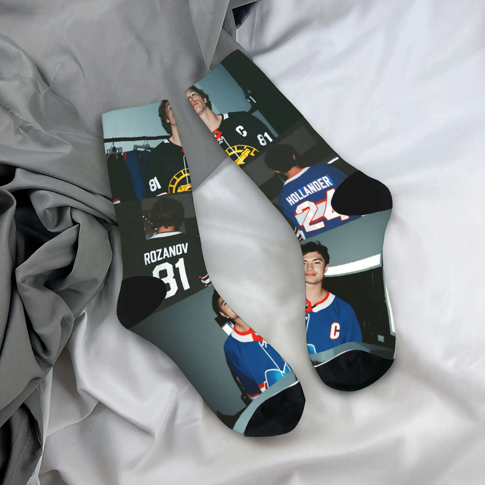 

Носки Shane and Ilya Stockings с графическим рисунком, современные зимние нескользящие носки, унисекс, мужские, для велоспорта, теплые, мягкие носки