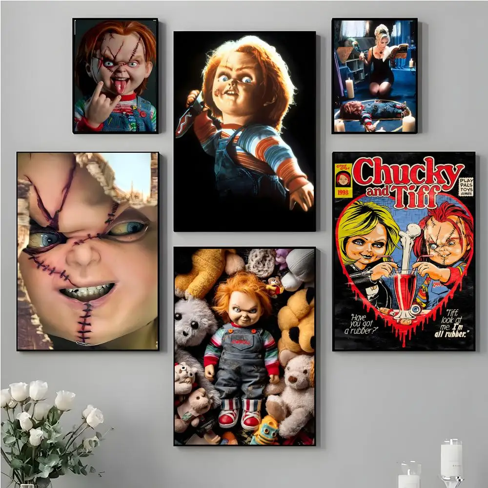 Spooky Chucky-s Poster High-definition poster stickers ideal gifts for bedrooms living rooms