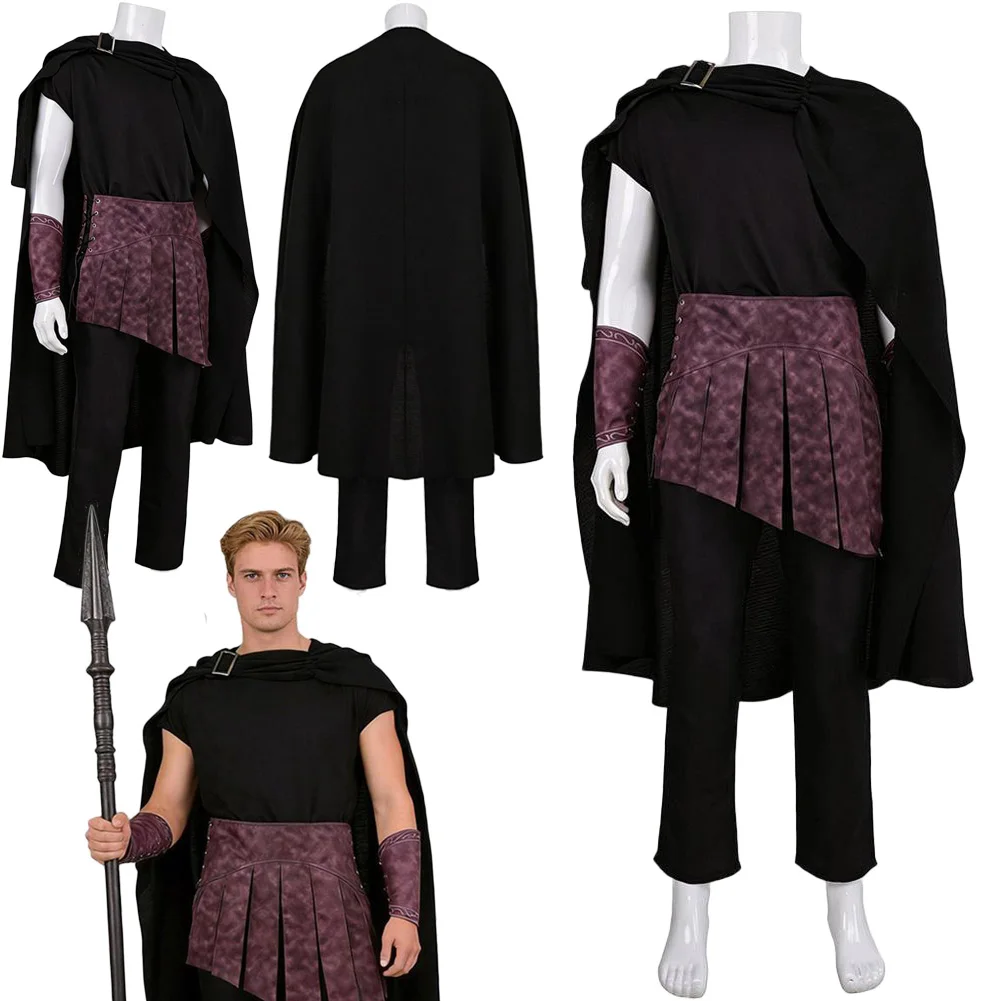 

Medieval Knight Cosplay Fantasy Cloak Clothing 2026 Movie O'Dessa Men Costume Disguise Halloween Adult Male Fantasia Outfits