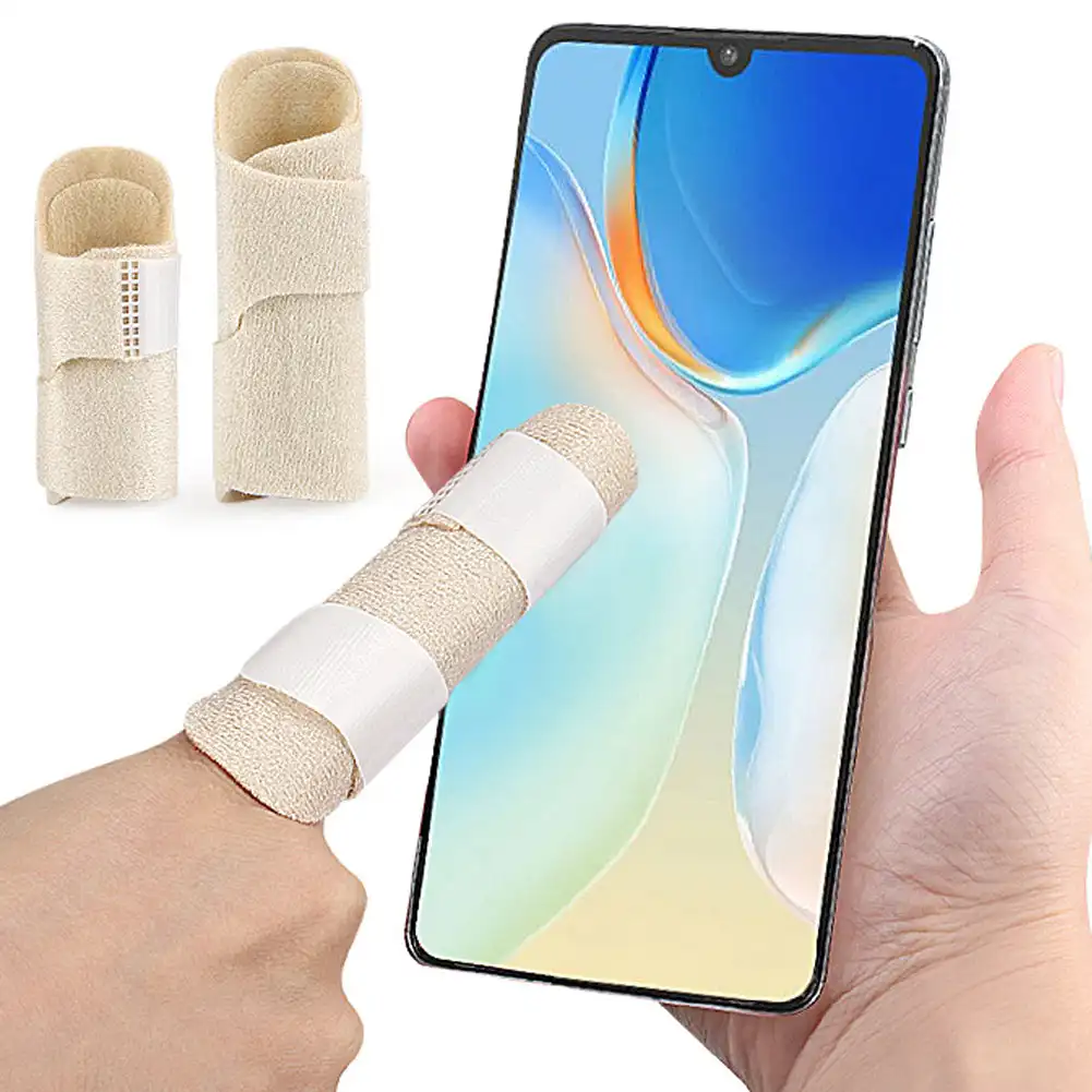 

Adjustable Splint Corrector Finger Correction Brace Finger Splint Protector Finger Fix Strap Breathable Finger Joint Support