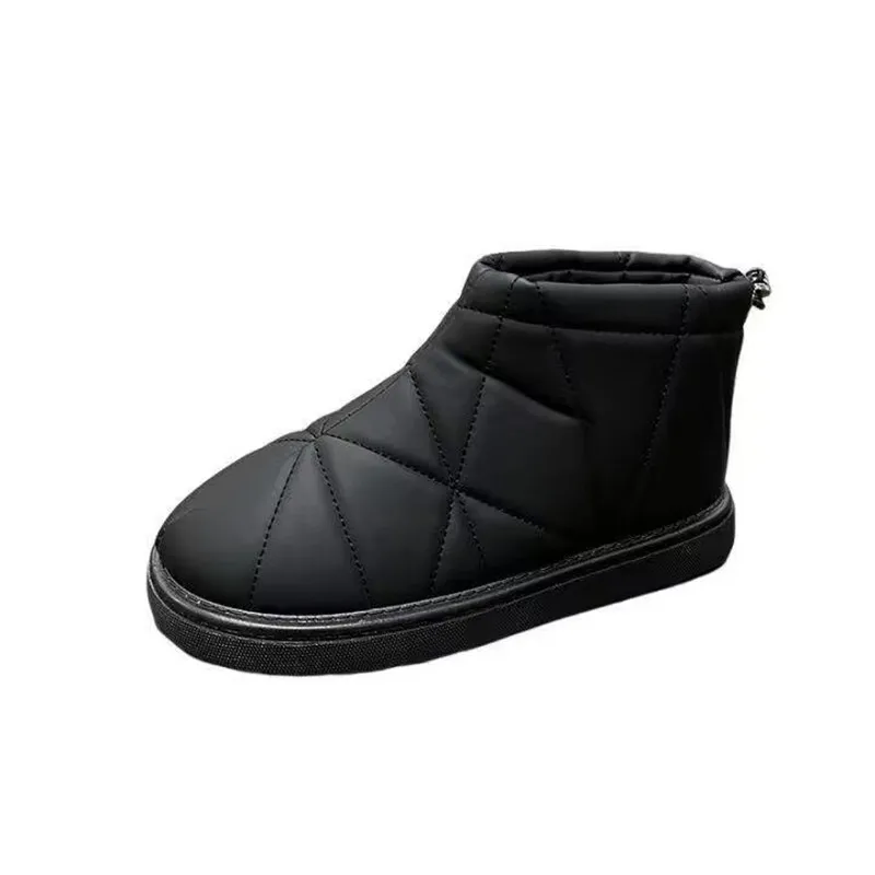 2023 Winter Ankle Boots Of High Quality Comfort Light To Thick-Soled Outdoor Casual Cotton Shoes With Warm Velvet