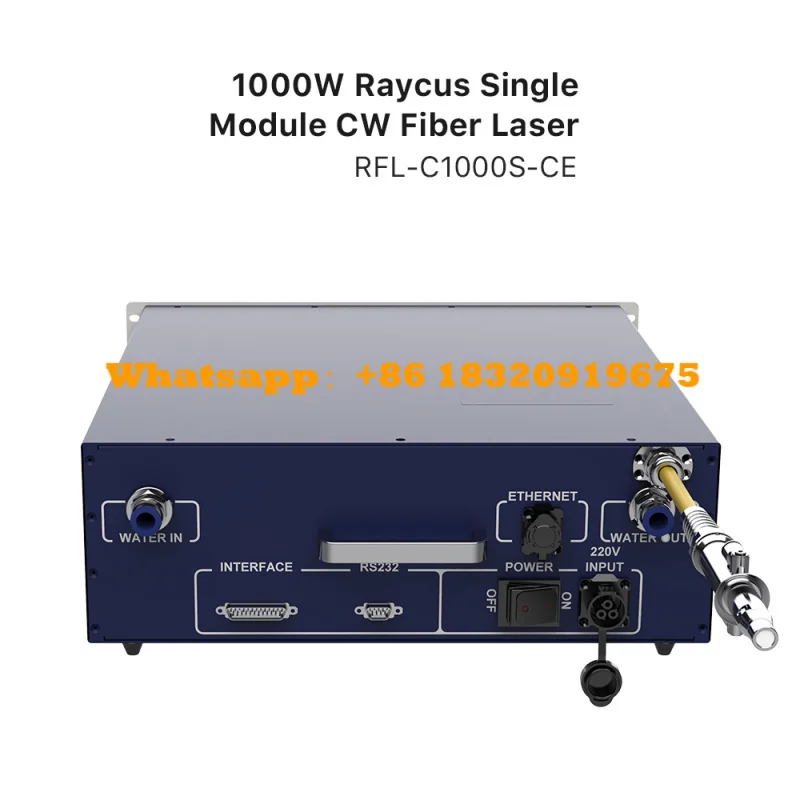 Ultrarayc Original Raycus 1064nm Fiber Laser Source RFL-C1000 Single Module 1-2KW CW Fiber Lasers for Cutting Welding Machine