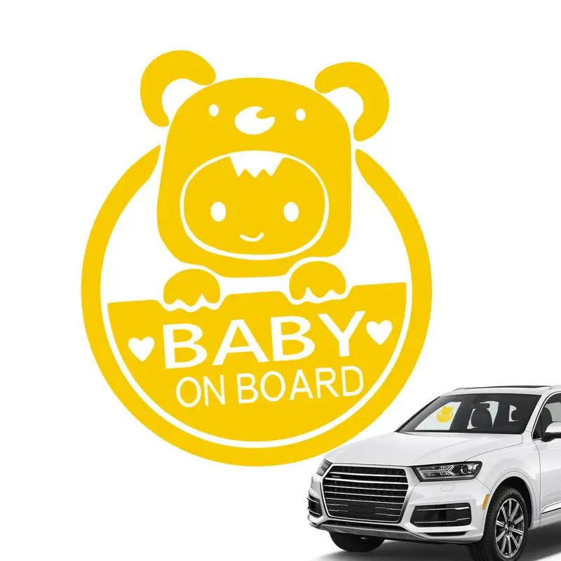 

Baby On Board Car Sticker Cute Reflective Car And Motorcycle Styling Decal Car Styling Stickers Cute Car Stickers And Decals