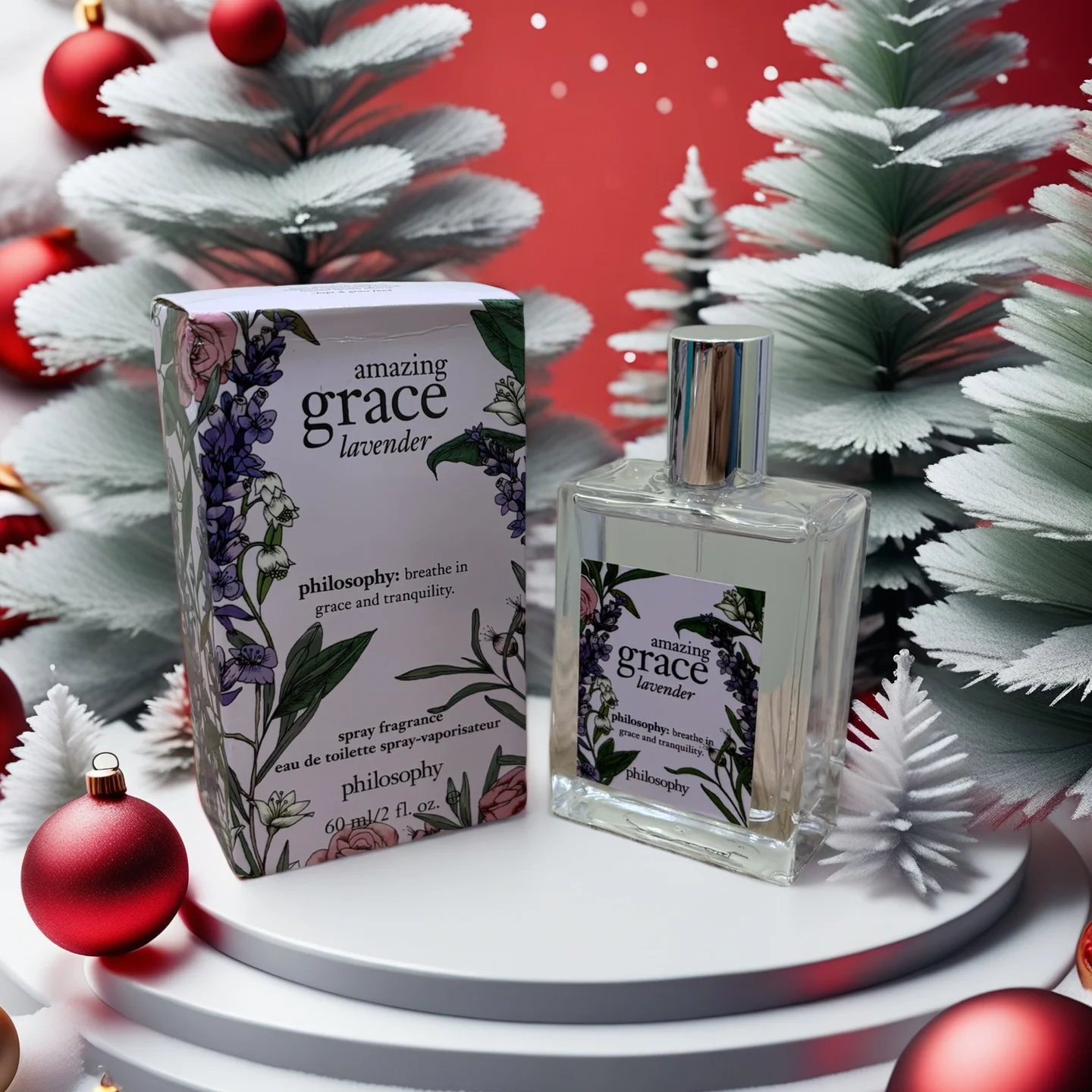 فلسفة مذهلة غريس لافندر أو دو تواليت للنساء عطر ساحر دقيق مع ملاحظات مسك لافندر بيري