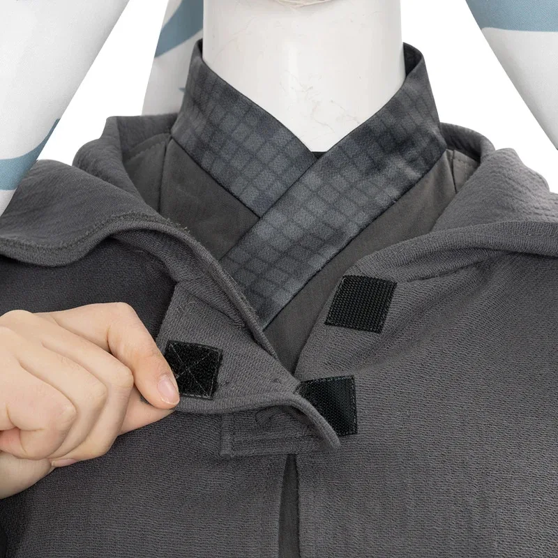 

25COSAhsoka Tano Косплей Костюм Наряд Хэллоуин Женский Костюм На Заказ Бесплатная Доставка Плащ