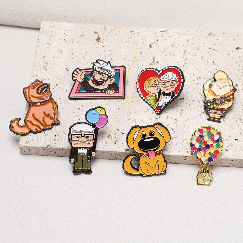 Cartoon Dog emalia Pin słodkie zwierzaki broszki dla kobiet przypinki na klapę odznaka na plecaku akcesoria kostiumowe modna biżuteria na prezenty