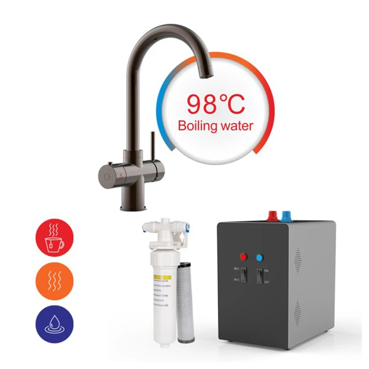 Torneira Gurmet Copper 3 in 1 Way Copper Kitchen Cold Water Taps Tap Faucet