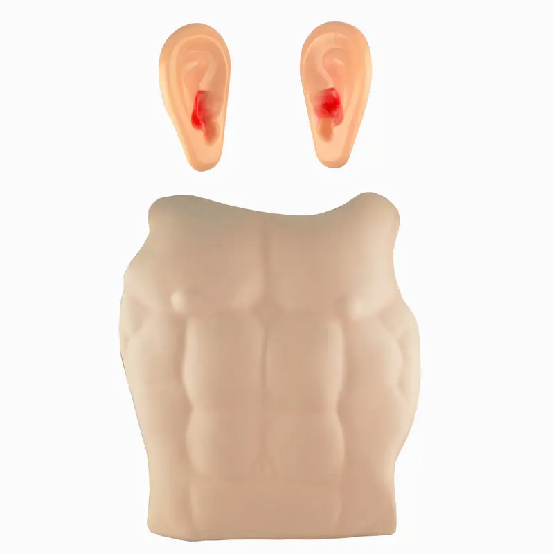 Funny Prank Toys Fake Belly Chest Muscles Breasts Belly Party April Fools' Day Halloween Props