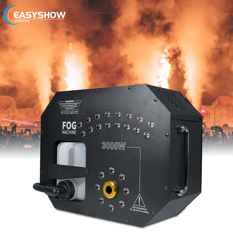 Dmx512 Remote Control Stage Smoke Fog Machine 3000W Smoke Machine For Night Club