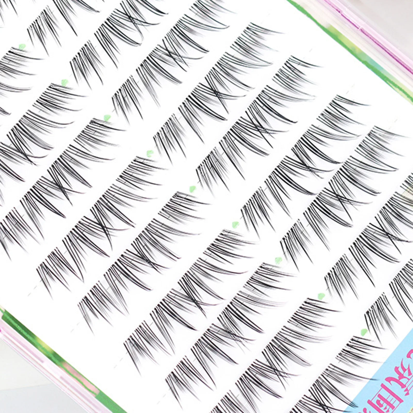 Ciglia finte di lunghezza mista da 10-14 mm C Curl Fascia nera morbida per un look completo naturale Estensioni delle ciglia cosplay quotidiane e per feste