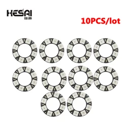 /10pcs rgb led ring 8 bit leds ws2812 rgb led ring lampe licht mit integrierten treibern für arduino diy kit