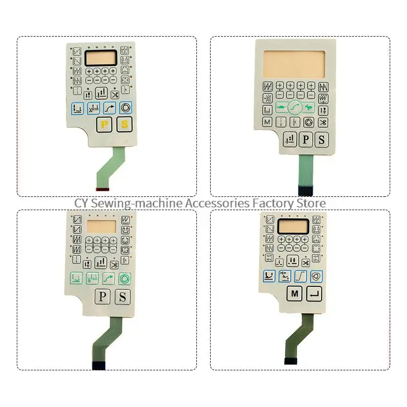 JUKI POWERMAX QIXING Operation Panel Sheet Board Membrane BRUCE HIKARI HULONG JACK A3 A4 A5 C4 MAQI Keypad Switch Paper Sticker