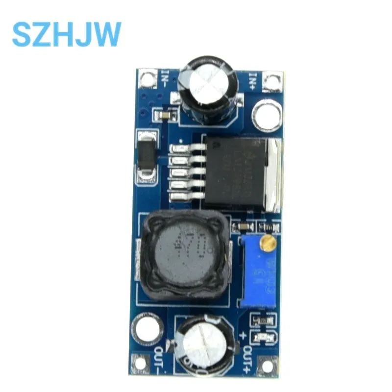 Module d'Alimentation Abaisseur de Tension, Régulateur de Voltage Réglable, Courant DC, 3 A, 3V, 5V, 12V, 24V, Modèle LM2596