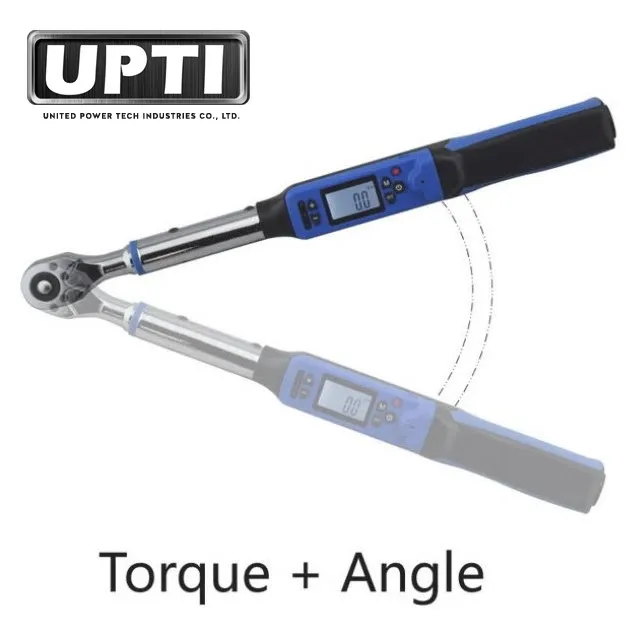Taiwan Made High Quality Digital Automotive Tool New Angle Function 1/2" Dr. 10 Set Preset Adjustable Digital Torque Wrench