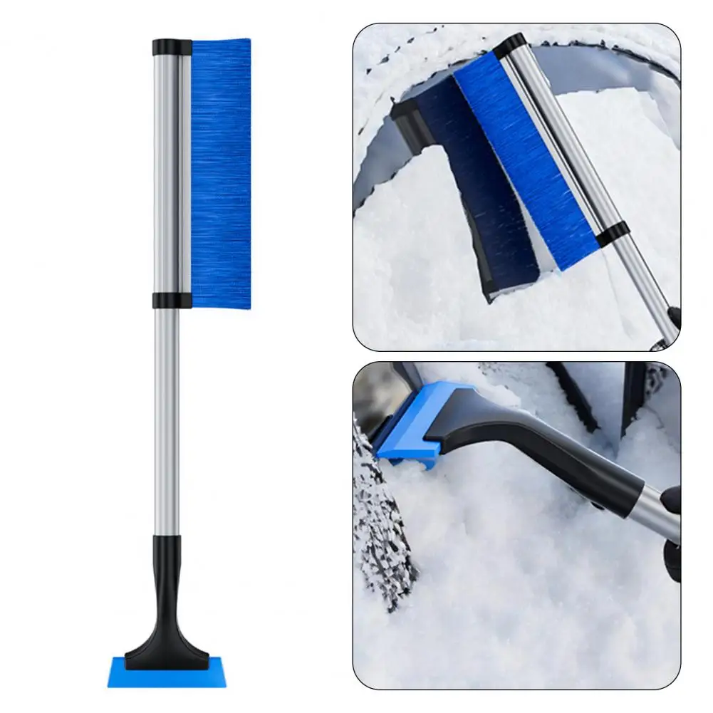 Car Snow Shovel Ice Scraper Telescopic Retractable Snow Removal Tool Winter Car Snow Removal Brush